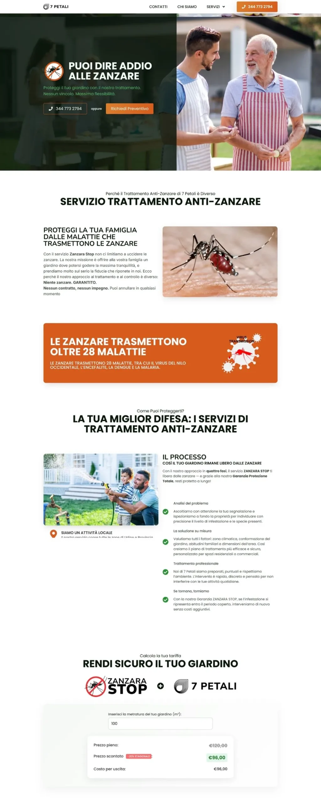 Landing Page Intelligente 7 petali udine